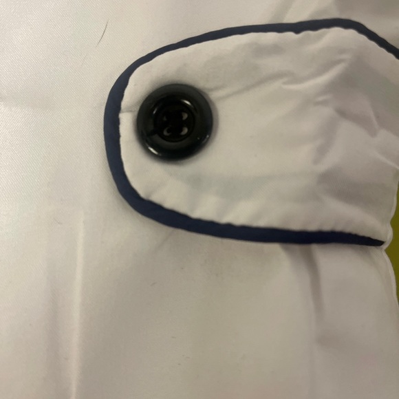 White Anchor appliqué shortall size 4T - Picture 4 of 7